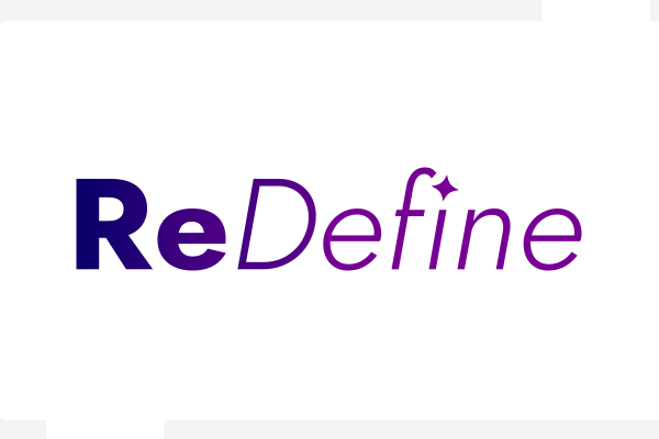 ReDefine Wordmark Purple Gradient