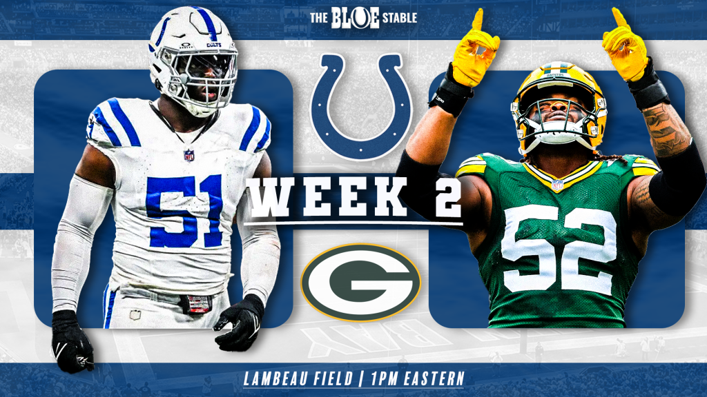 Week 2 graphic vs. Green Bay